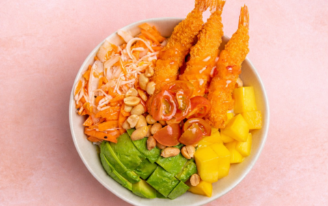 Poké Bowl Crevettes Tempura Momona