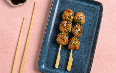 Brochettes Poulet Tsukune