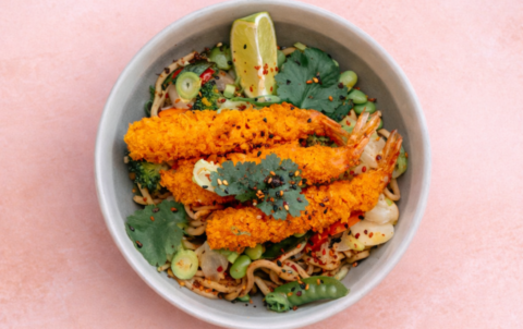 Nouilles crevettes tempura Oeo